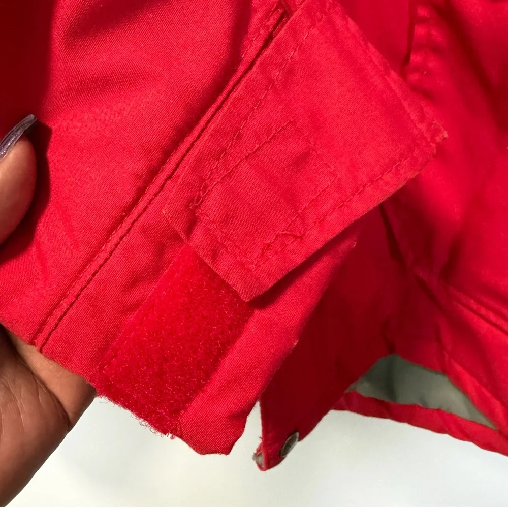 VTG Woolrich Womens Red Barn Coat Jacket Work Chore Lined Wool Made In USA‎ XL